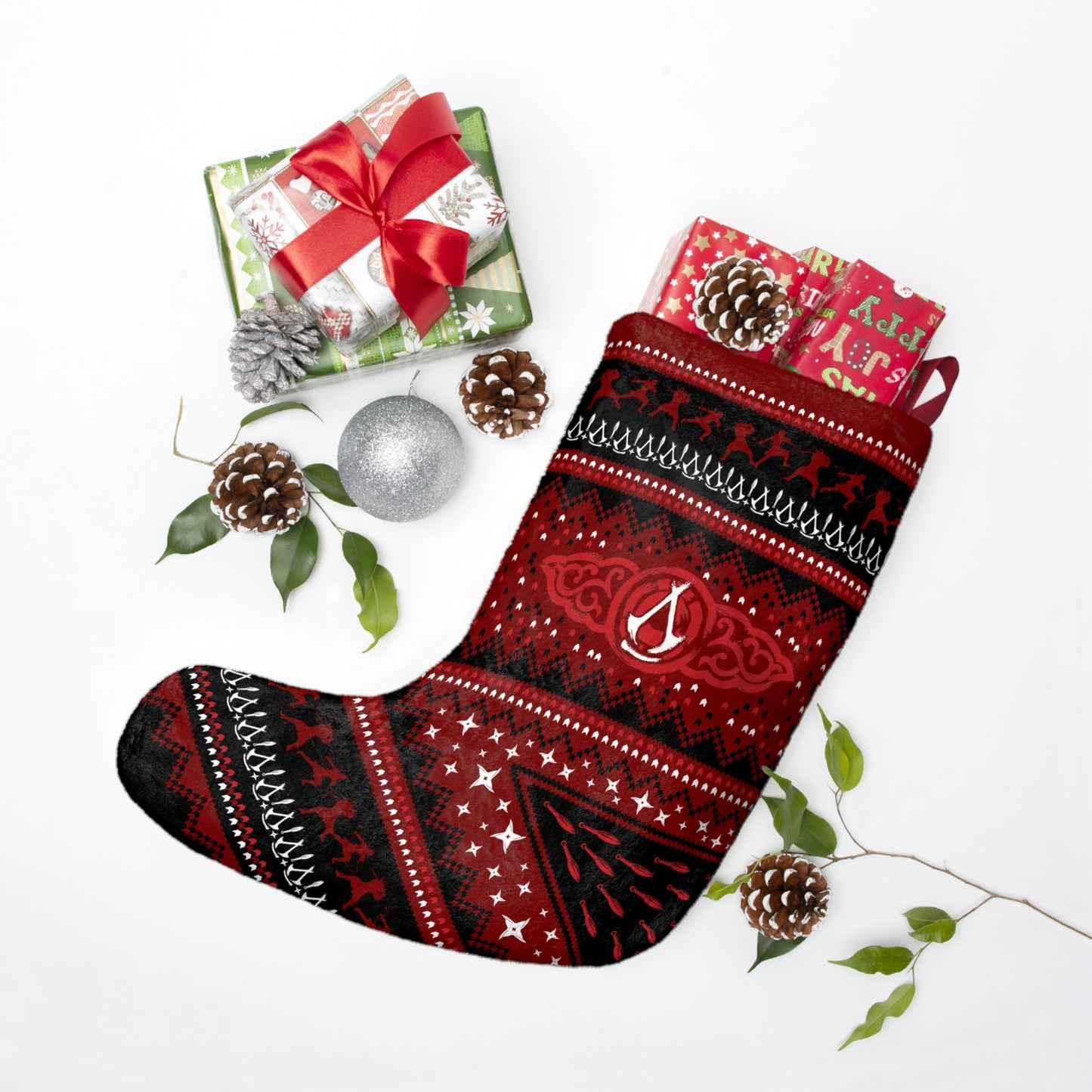 Assassin's Creed Holiday Patterned Stocking