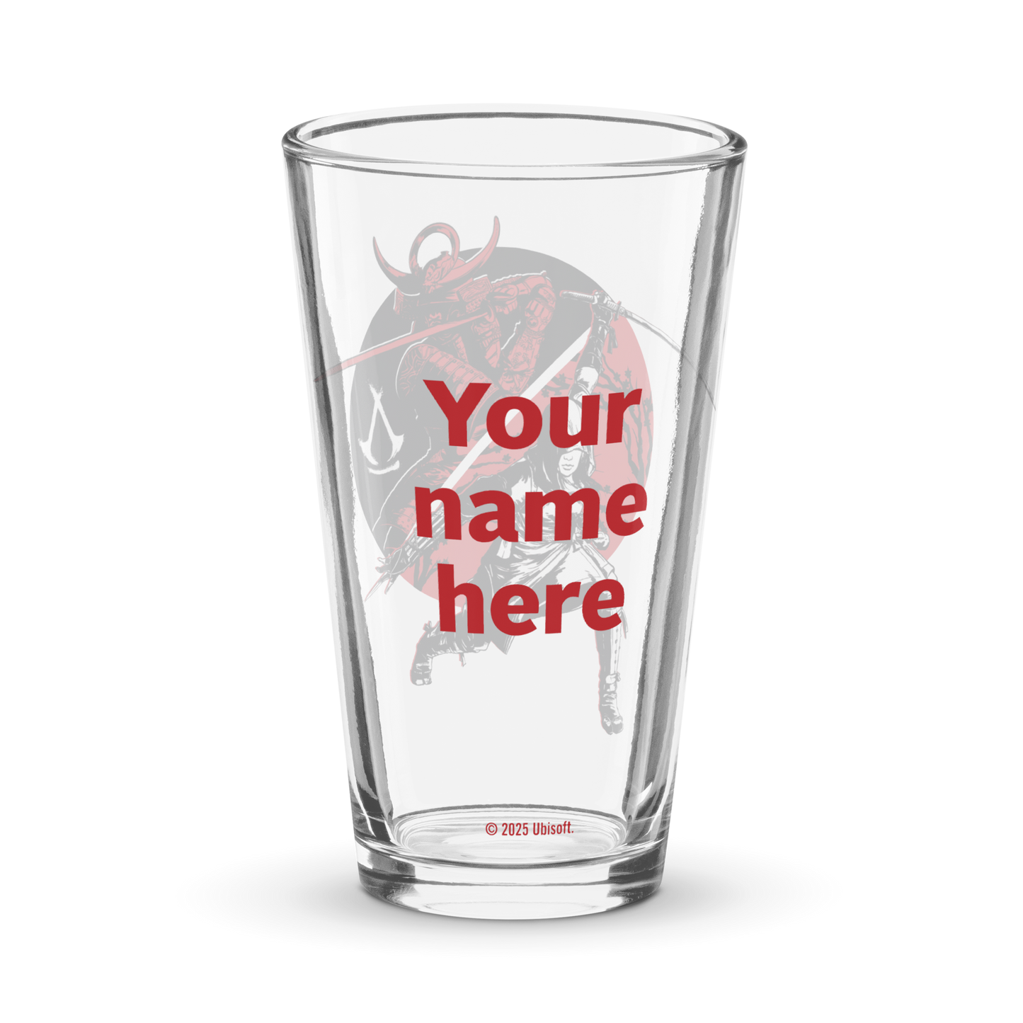 Assassin's Creed Shadows Naoe & Yasuke Personalized Pint Glass