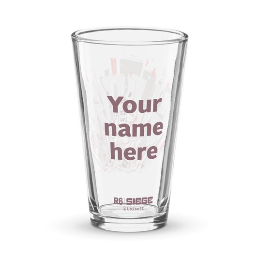 Six Siege Sledge Personalized Pint Glass