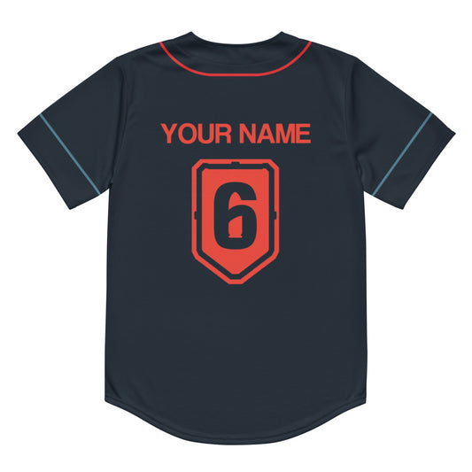 Six Siege Personalized Baseball Jersey