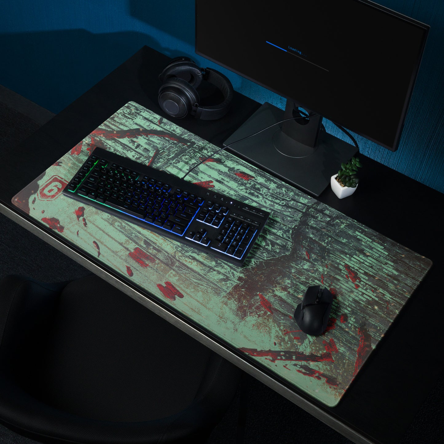 Official Six Siege 'Operation Silent Hunt' gaming mouse pad. Features a vibrant game-themed print on a non-slip base with stitched edges.
