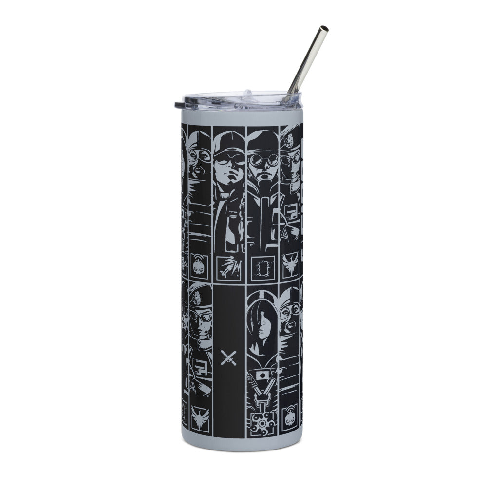 Rainbow Six Siege Operators Stainless Steel Tumbler