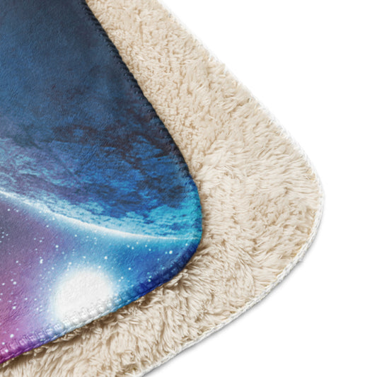 Mythic Quest Cozy Galaxy Sherpa Blanket