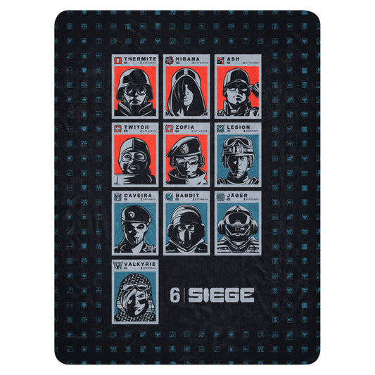 Six Siege Operators Sherpa Blanket
