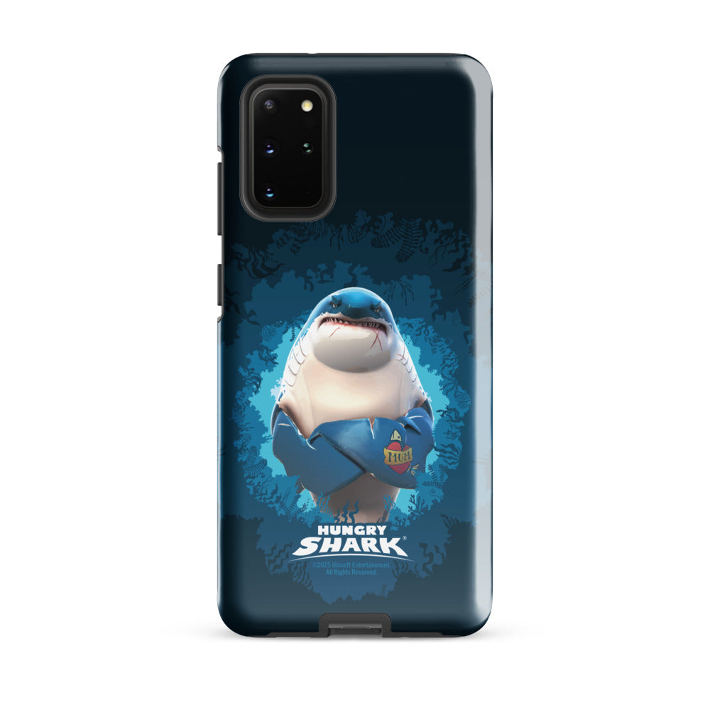Hungry Shark Great White Samsung Tough Phone Case Samsung Galaxy S20 Plus