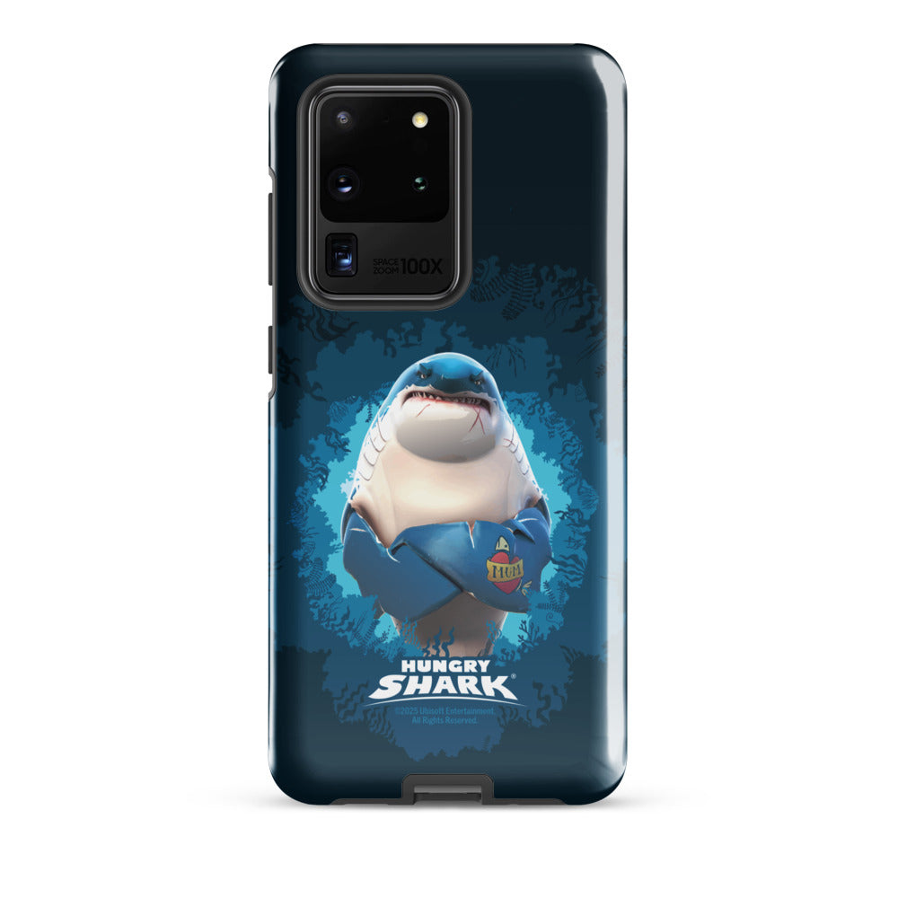 Hungry Shark Great White Samsung Tough Phone Case Samsung Galaxy S20 Ultra