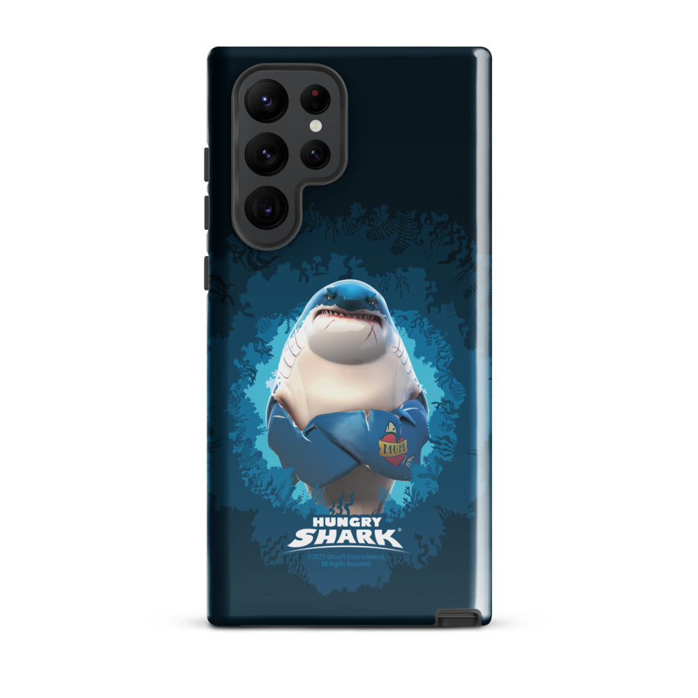 Hungry Shark Great White Samsung Tough Phone Case Samsung Galaxy S22 Ultra