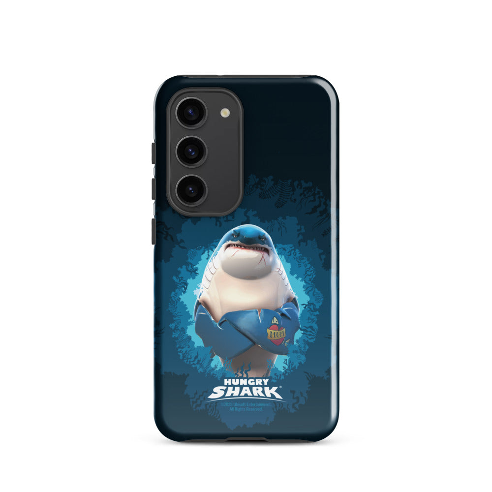 Hungry Shark Great White Samsung Tough Phone Case Samsung Galaxy S23