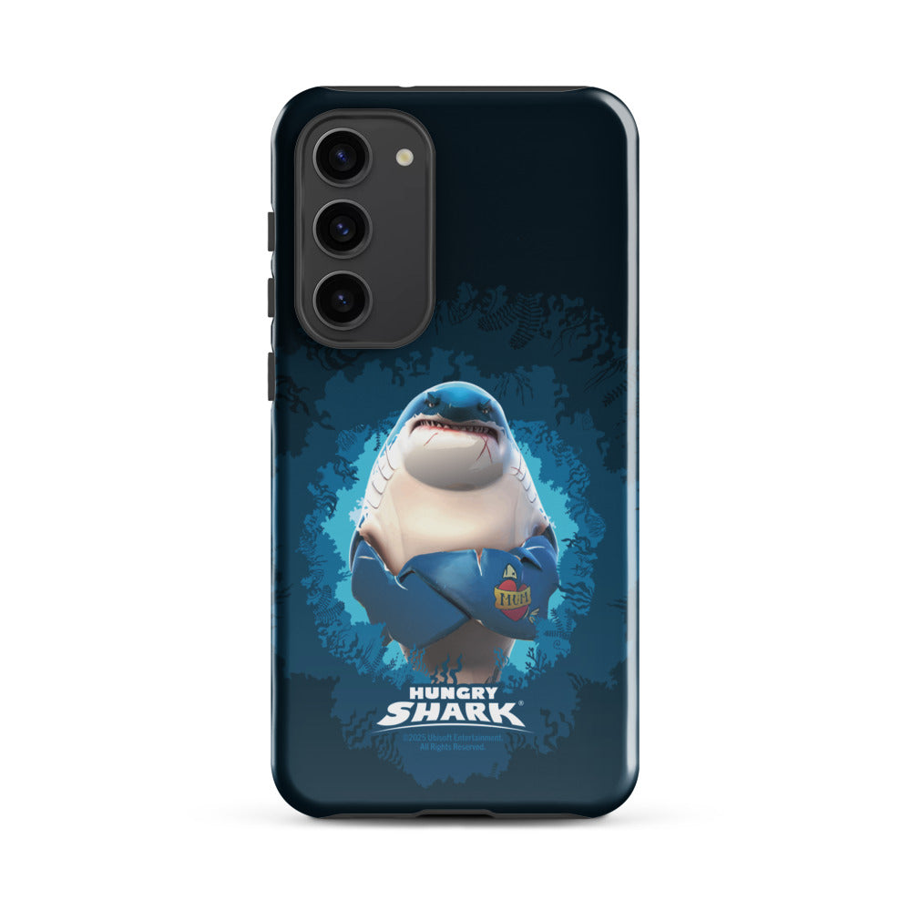 Hungry Shark Great White Samsung Tough Phone Case Samsung Galaxy S23 Plus