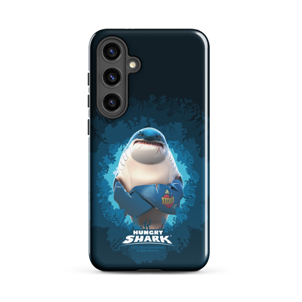 Hungry Shark Great White Samsung Tough Phone Case Samsung Galaxy S24 Plus