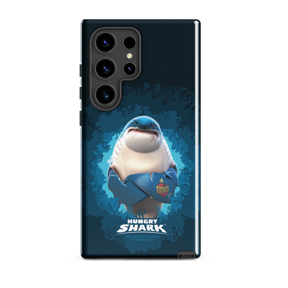 Hungry Shark Great White Samsung Tough Phone Case Samsung Galaxy S24 Ultra