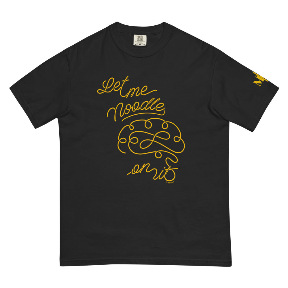 Mythic Quest Let Me Noodle On T-Shirt Black