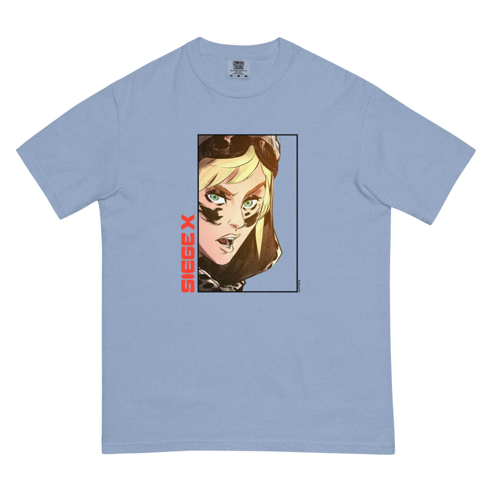 Rainbow Six Siege: Siege X Valkyrie Comic T-Shirt Washed Denim