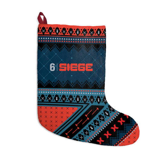 Six Siege Holiday Patterned Stocking