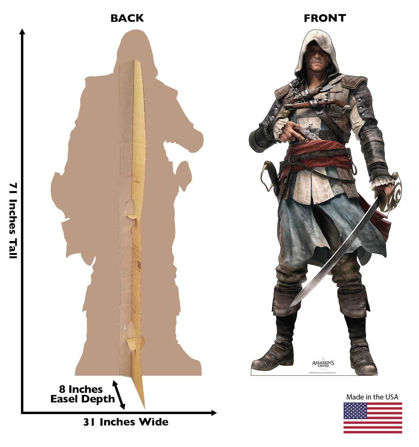 Assassin's Creed Black Flag Edward Kenway Standee – The Official