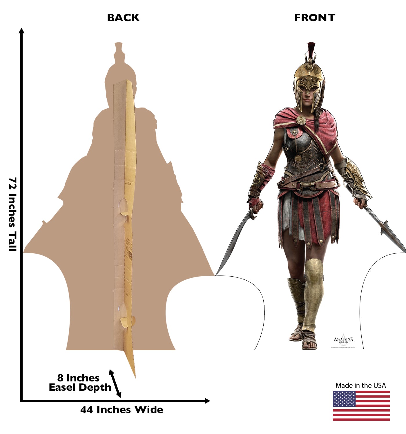 Assassin's Creed Odyssey Kassandra Standee - Official Art Display