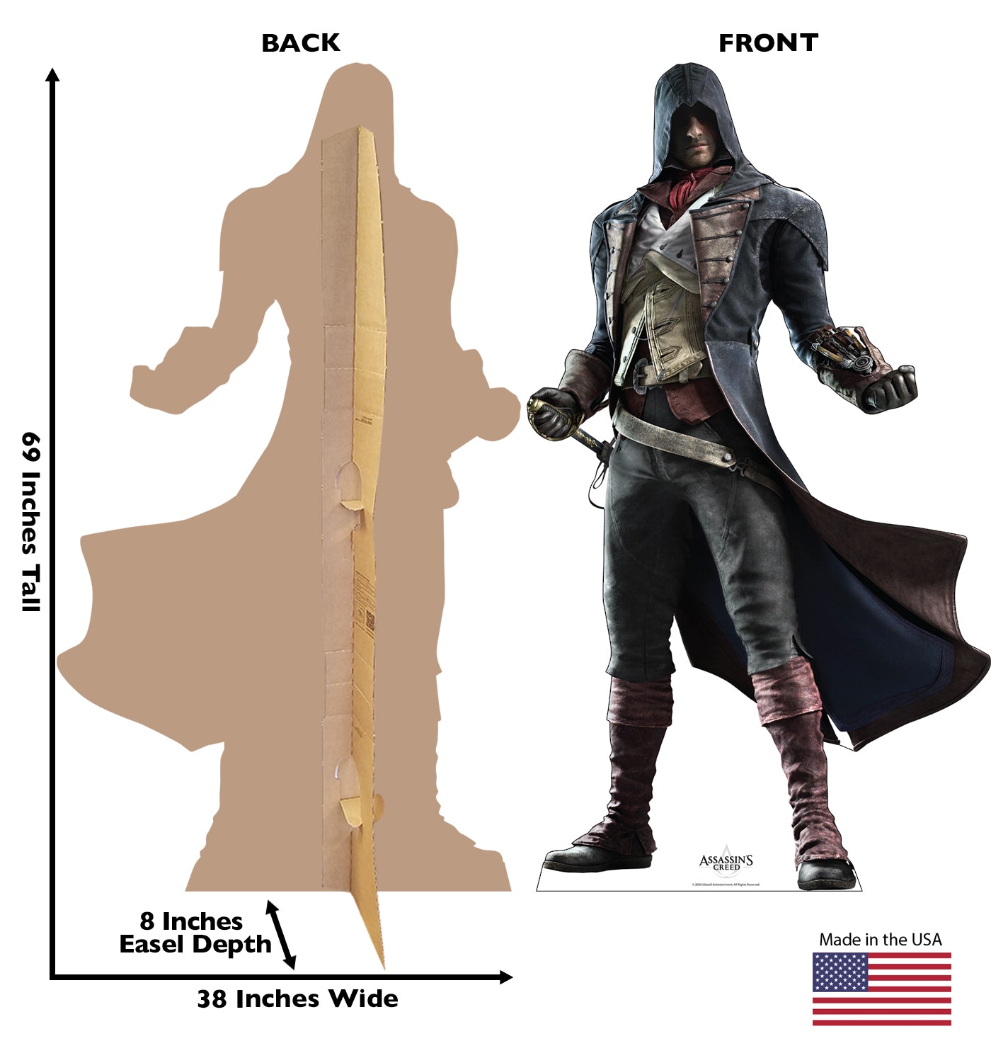 Assassin's Creed Unity Arno Dorian Standee