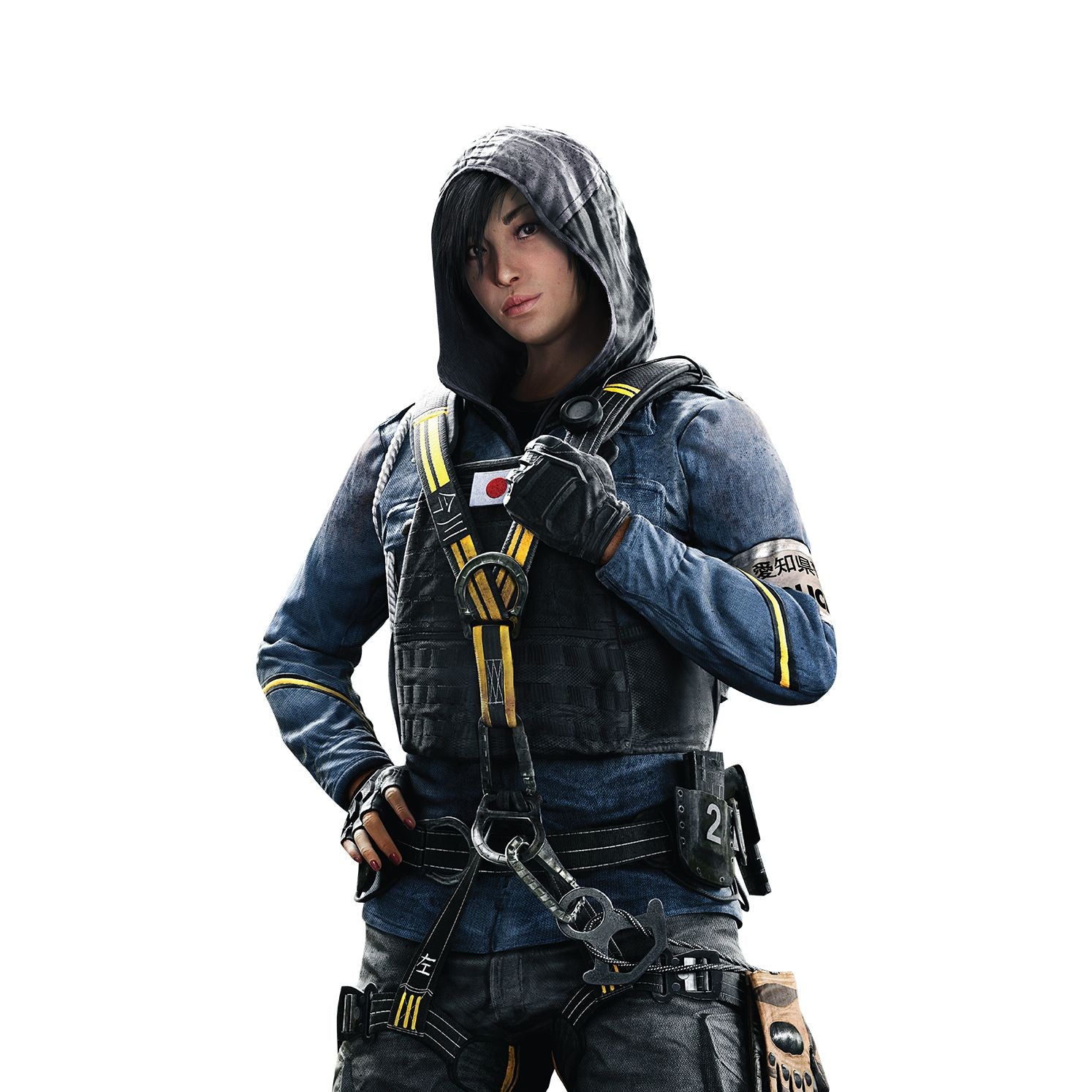 cyberpunk gear store Six Siege Hibana Life-Size Cardboard Standee