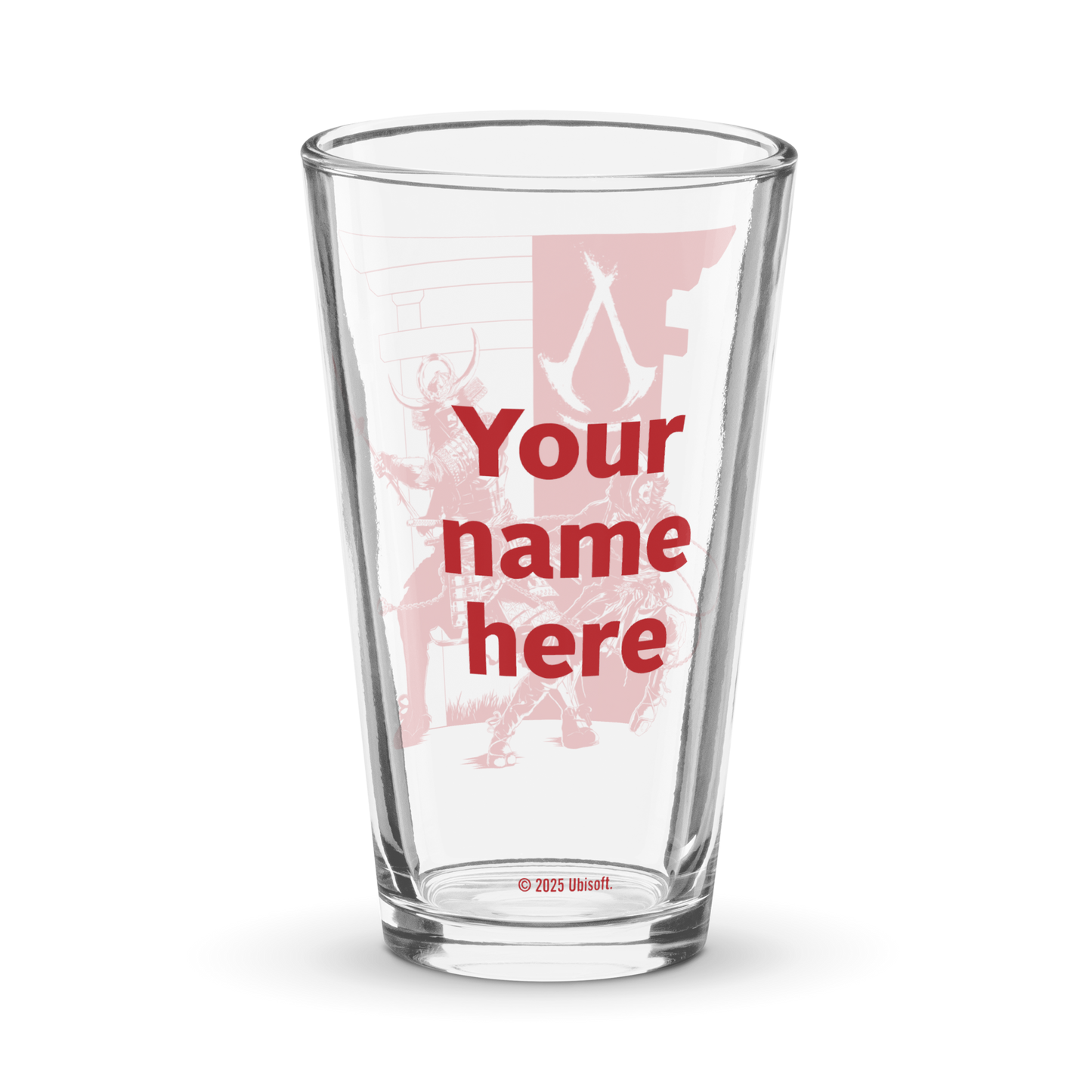 Assassin's Creed Shadows Torii Gate Personalized Pint Glass