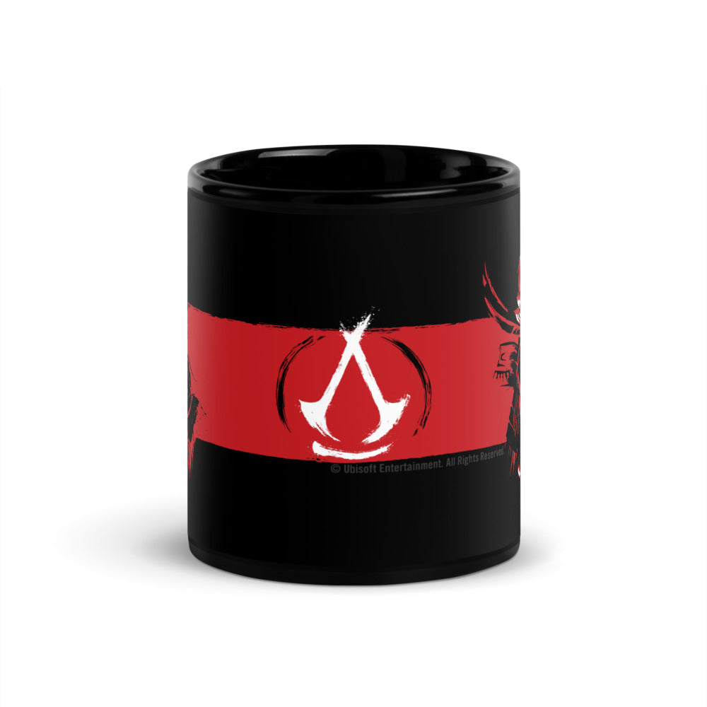 Assassin's Creed Shadows Black Glossy Mug