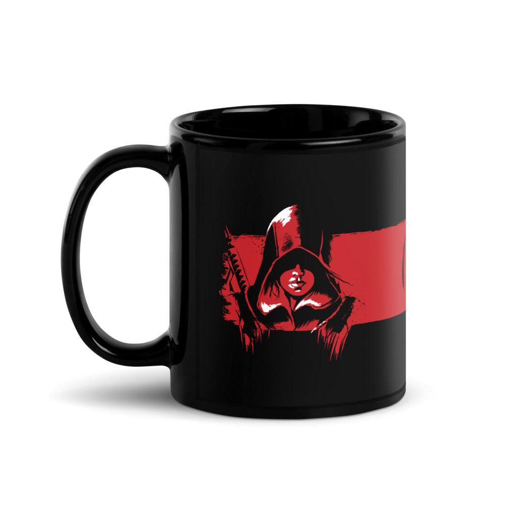 Assassin's Creed Shadows Black Glossy Mug