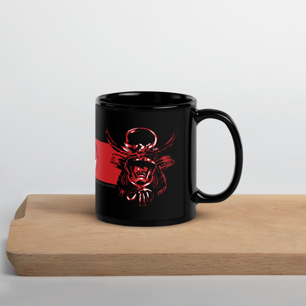 Assassin's Creed Shadows Black Glossy Mug