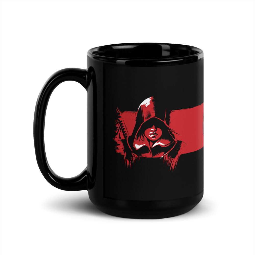 Assassin's Creed Shadows Black Glossy Mug