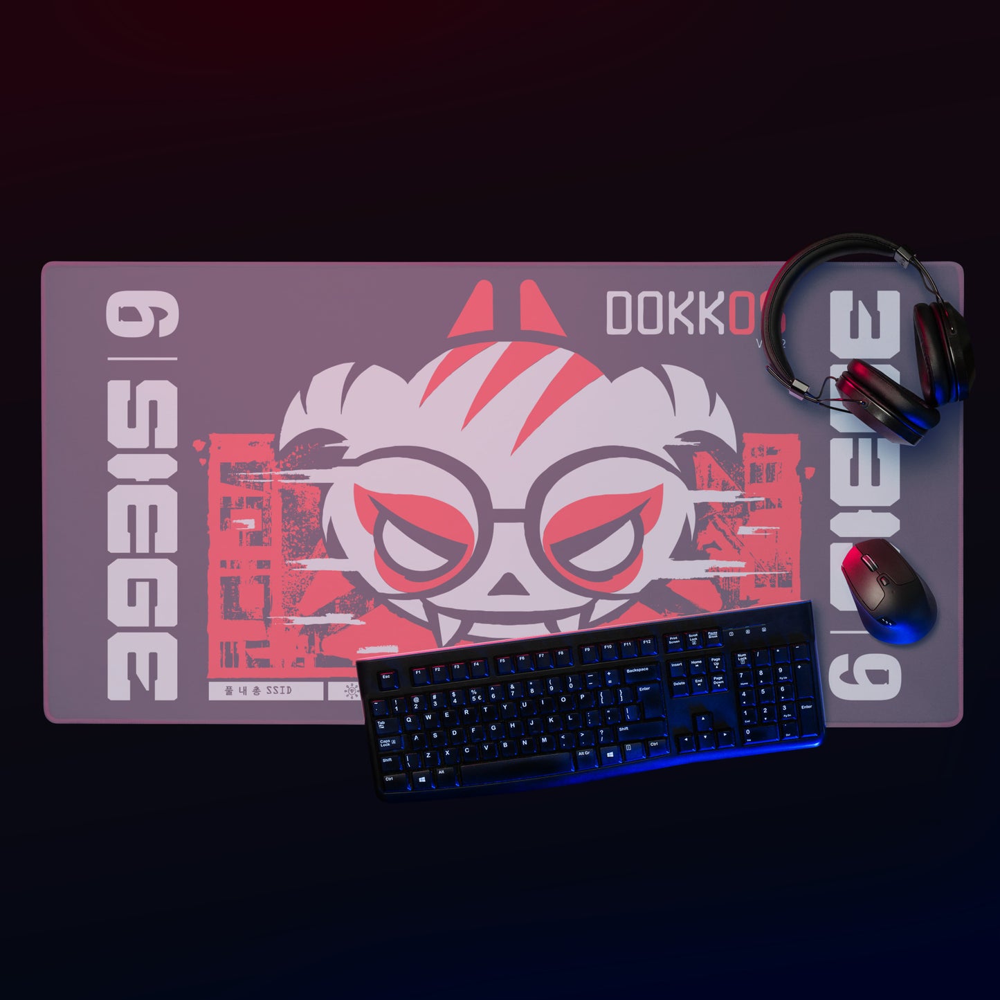 Six Siege Gaming Mat Dokkaebi Override