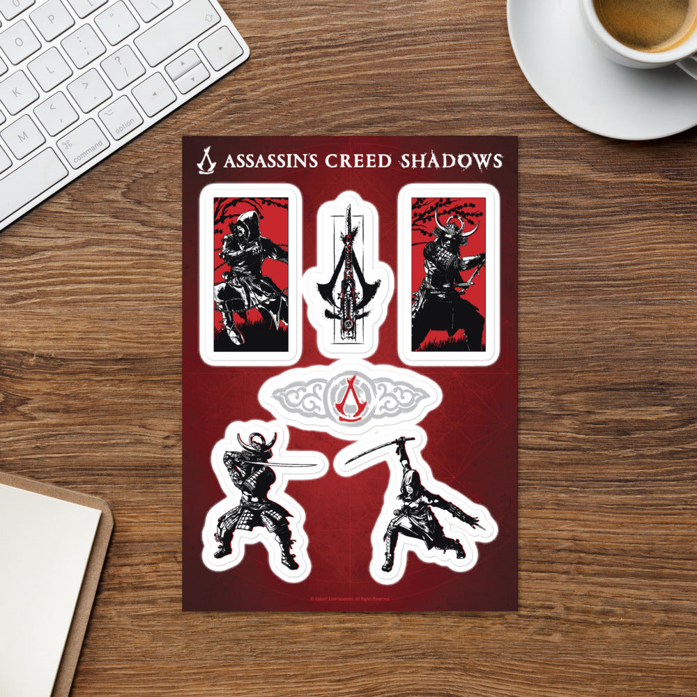 Assassin's Creed Shadows Sticker Sheet