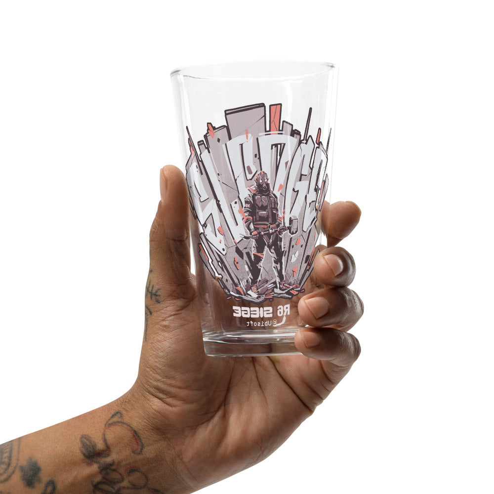 Rainbow Six Siege Sledge Personalized Pint Glass
