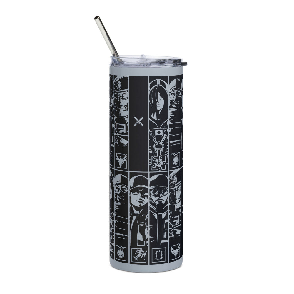 Rainbow Six Siege Operators Stainless Steel Tumbler