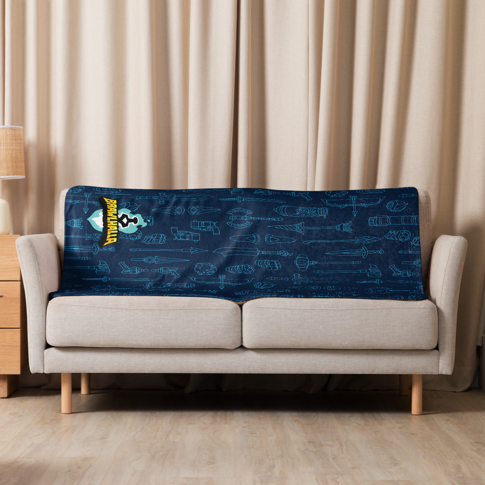 Brawlhalla Pattern Sherpa Blanket