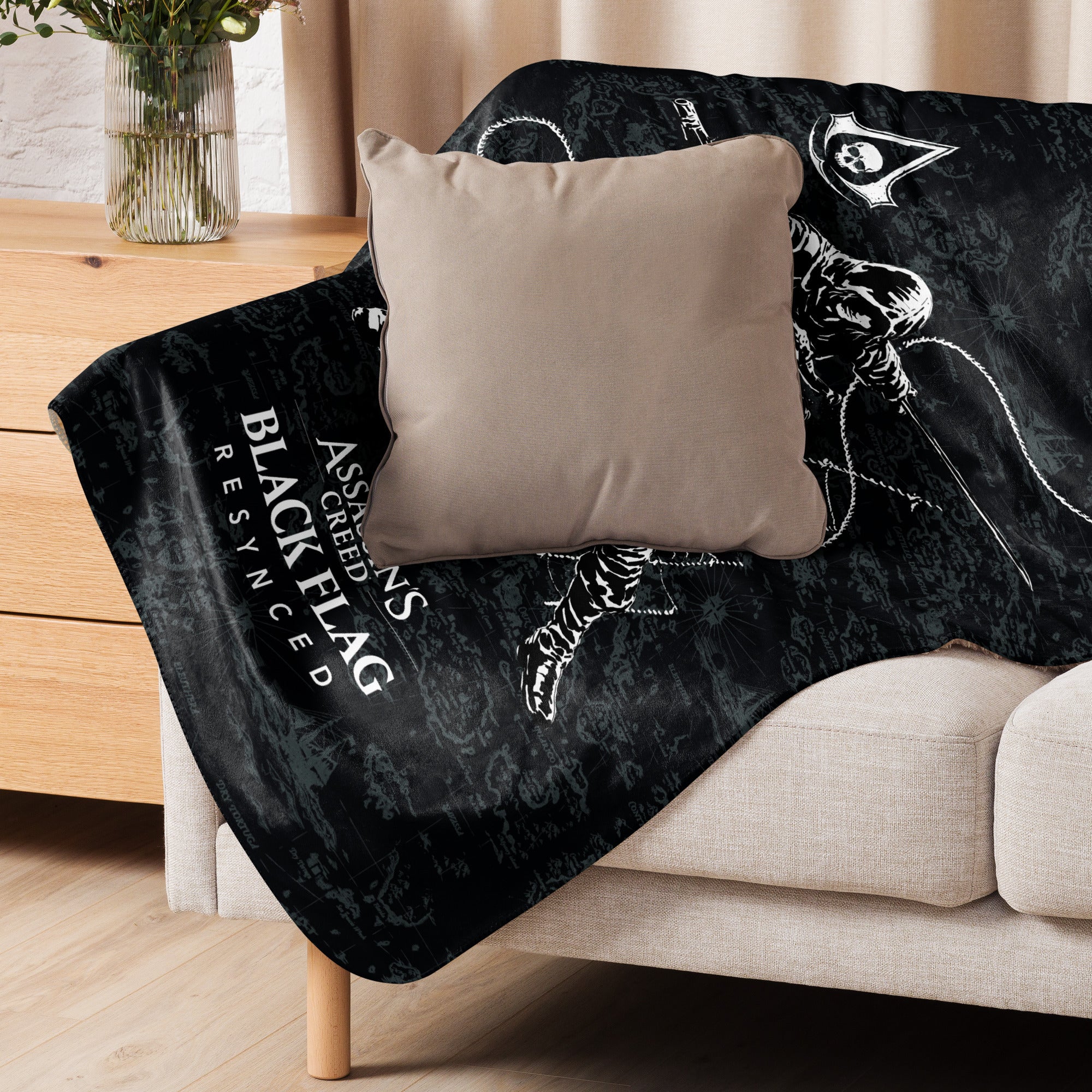Assassin's Creed Black Flag Resynced Sherpa Blanket - Edward