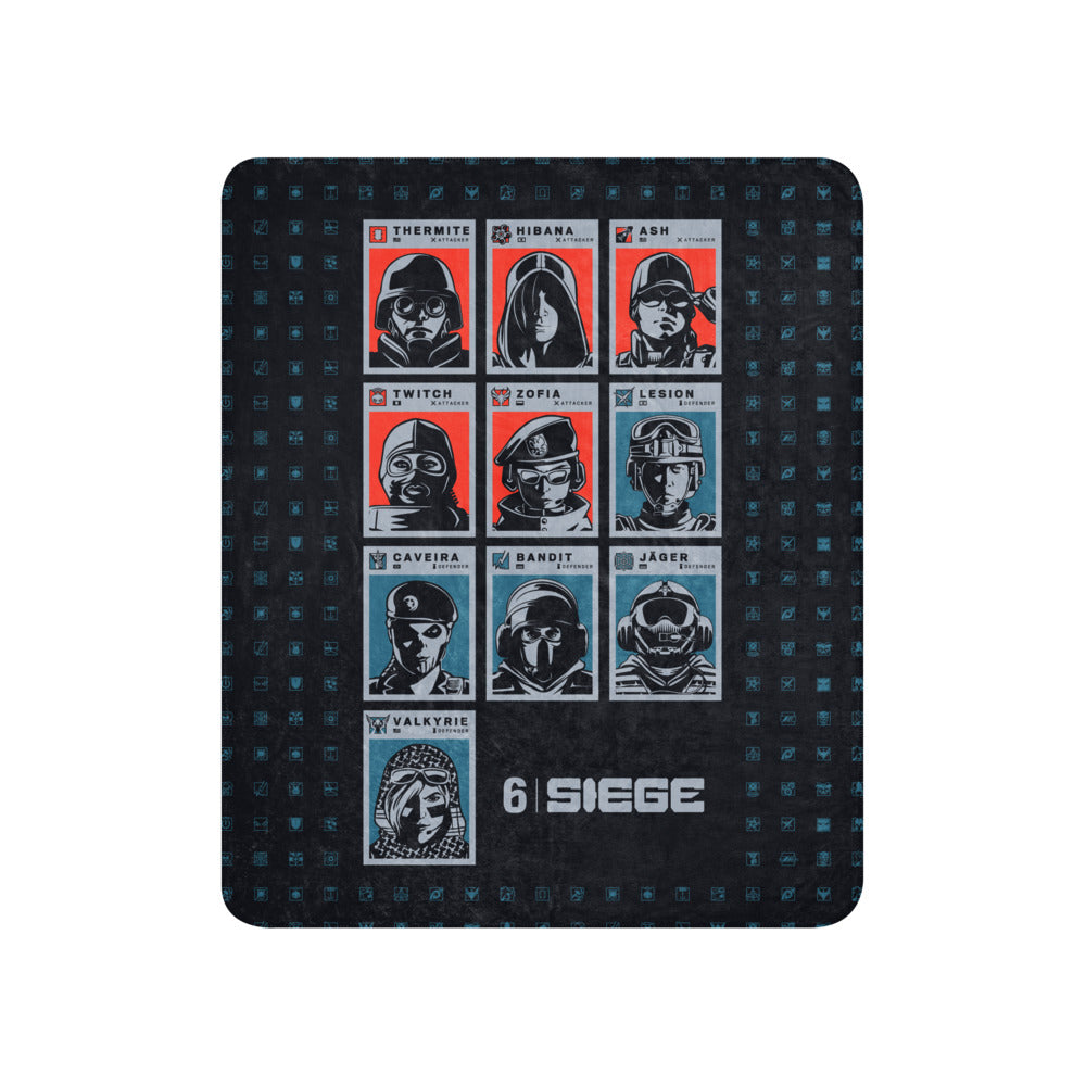 Rainbow Six Siege Operators Sherpa Blanket