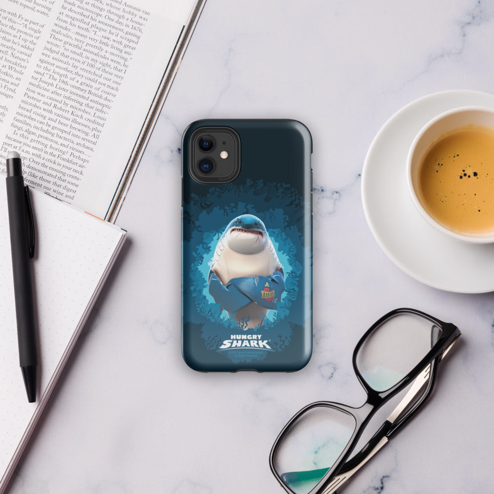 Hungry Shark Great White iPhone Tough Phone Case