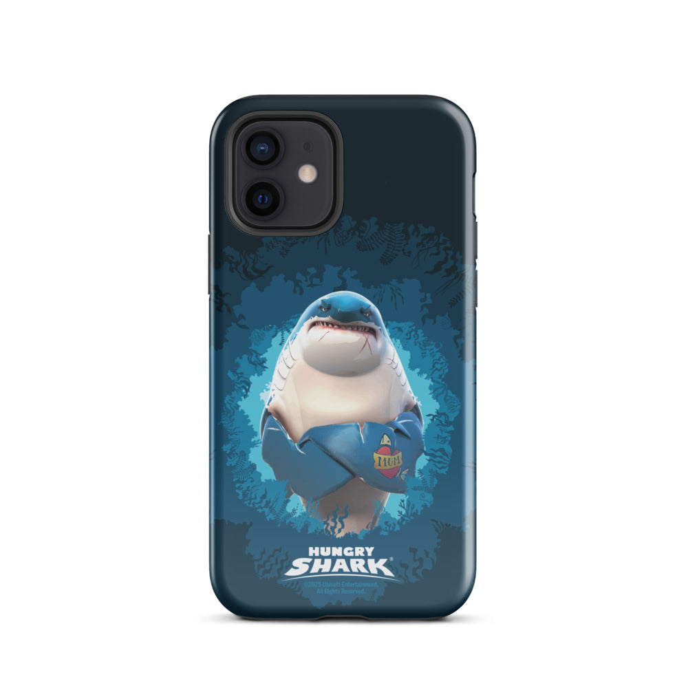 Hungry Shark Great White iPhone Tough Phone Case iPhone 12