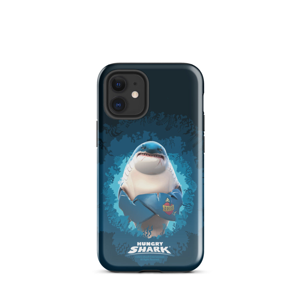 Hungry Shark Great White iPhone Tough Phone Case iPhone 12 Mini