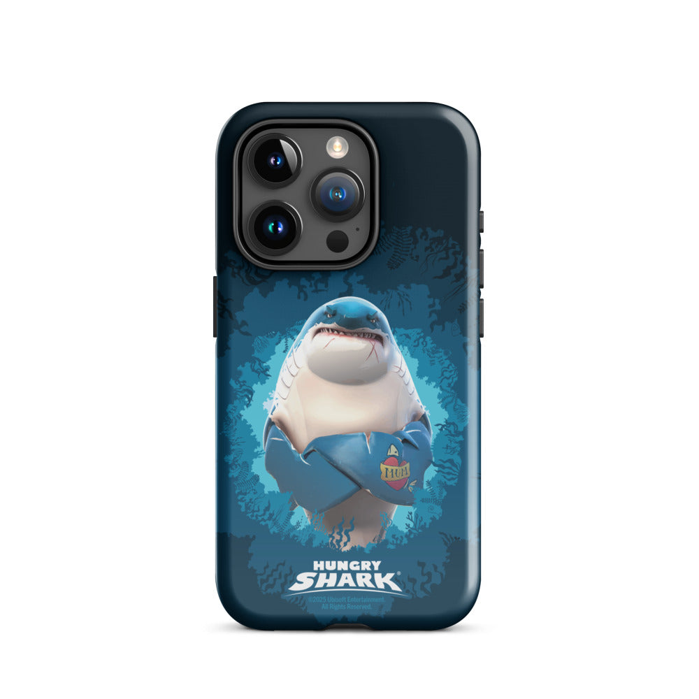 Hungry Shark Great White iPhone Tough Phone Case iPhone 15 Pro