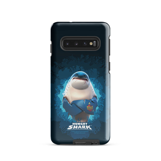 Hungry Shark Great White Samsung Tough Phone Case Samsung Galaxy S10