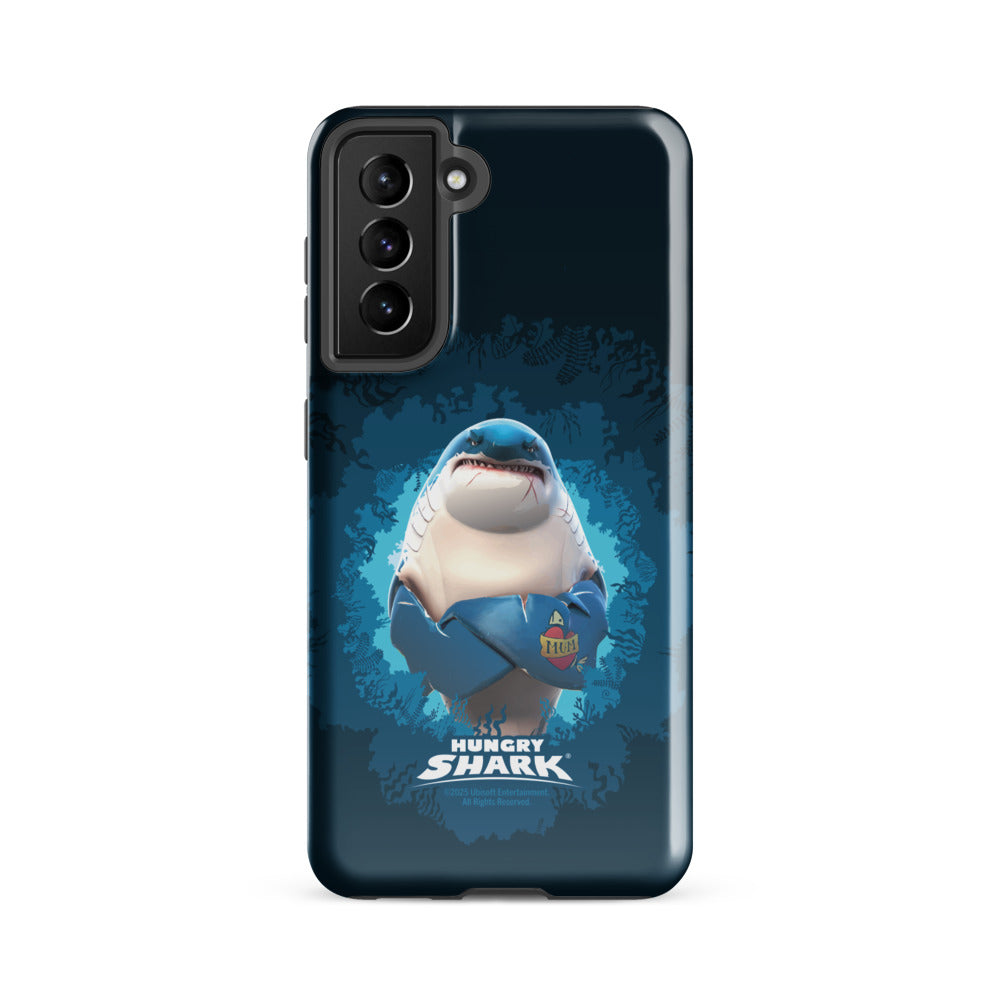 Hungry Shark Great White Samsung Tough Phone Case Samsung Galaxy S21 Fe